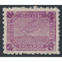 RAROTONGA / COOK IS - 1900 6d bright purple White Tern, perf. 11, MH – SG # 18a