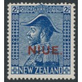 NIUE - 1927 2/- deep blue Admiral (Jones paper), MH – SG # 48 NIUE - 1927 2/- deep blue Admiral (Jones paper), MH – SG # 48