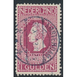NETHERLANDS - 1913 1G purple-red Jubilee, perf. 11½:11, used – NVPH # 98A