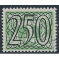 NETHERLANDS - 1940 250c Numeral overprint on 3c green Numeral & Dove, used – NVPH # 372