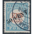 NETHERLANDS - 1906 50c on 1Gld blue/red Postage Due, type III, used – NVPH # P28III