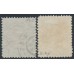 NETHERLANDS - 1896 50c & 1G Princess Wilhelmina, used – NVPH # 45B-46B