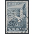 NETHERLANDS - 1951 25G grey-blue Seagull airmail, used – NVPH # LP13 NETHERLANDS - 1951 25G grey-blue Seagull airmail, used – NVPH # LP13