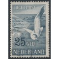 NETHERLANDS - 1951 25G grey-blue Seagull airmail, used – NVPH # LP13 NETHERLANDS - 1951 25G grey-blue Seagull airmail, used – NVPH # LP13