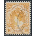 NETHERLANDS - 1905 10G orange Queen Wilhelmina, used – NVPH # 80