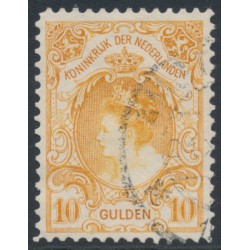 NETHERLANDS - 1905 10G orange Queen Wilhelmina, used – NVPH # 80