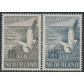 NETHERLANDS - 1951 15G & 25G Seagull Airmail set of 2, MNH – NVPH # LP12-LP13 NETHERLANDS - 1951 15G & 25G Seagull Airmail set of 2, MNH – NVPH # LP12-LP13