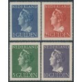 NETHERLANDS - 1946 1G to 10G Queen Wilhelmina set of 4, MNH – NVPH # 346-349