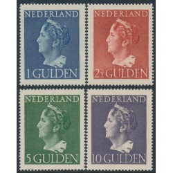 NETHERLANDS - 1946 1G to 10G Queen Wilhelmina set of 4, MNH – NVPH # 346-349