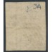BELGIUM - 1850 10c brown King in medallion, boxed watermark, used – Michel # 3A