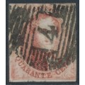 BELGIUM - 1858 40c red King in small medallion, used – Michel # 9I BELGIUM - 1858 40c red King in small medallion, used – Michel # 9I