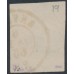 BELGIUM - 1866 1c grey-black Coat of Arms, imperforate, used – Michel # 19
