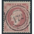 NORWAY - 1856 8Sk brown-carmine King Oscar I, used – Facit # 5a NORWAY - 1856 8Sk brown-carmine King Oscar I, used – Facit # 5a