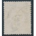 NORWAY - 1877 1øre brown-grey Posthorn (shaded), blurry print, used – Facit # 22a