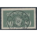 NORWAY - 1933 40øre grey Large Official, used – Facit # TJ17 NORWAY - 1933 40øre grey Large Official, used – Facit # TJ17