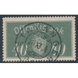 NORWAY - 1933 40øre grey Large Official, used – Facit # TJ17 NORWAY - 1933 40øre grey Large Official, used – Facit # TJ17