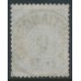 NORWAY - 1868 4Skilling blue Coat of Arms on thin paper, used – Facit # 14b