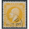 NORWAY - 1857 2Sk orange King Oscar I, used – Facit # 2a NORWAY - 1857 2Sk orange King Oscar I, used – Facit # 2a