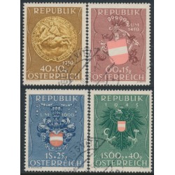 AUSTRIA - 1949 Coats of Arms set of 4, used – Michel # 937-940