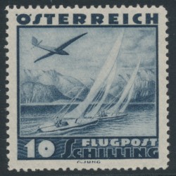 AUSTRIA - 1935 10S deep grey-blue Airmail, MNH – Michel # 612
