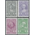 AUSTRIA - 1910 1H to 5H Emperor's Birthday, MNH – Michel # 161-164