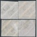 AUSTRIA - 1901 Newspaper stamps with varnish lines set of 4, used – Michel # 101-104