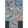 AUSTRIA - 1950 60g to 20S Birds set of 7, used – Michel # 955-956, 968, 984-987