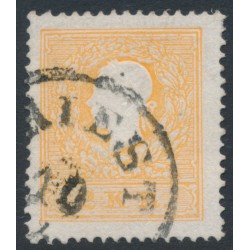 AUSTRIA - 1858 2Kr orange Emperor Franz Joseph (type II), used – Michel # 10IIe