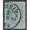 AUSTRIA - 1899 4Kr grey-green Emperor Franz Josef, perf. 10½, used – Michel # 83B