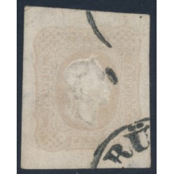 AUSTRIA - 1861 1.05Kr pale brownish lilac Newspaper Stamp, used – Michel # 23e AUSTRIA - 1861 1.05Kr pale brownish lilac Newspaper Stamp, used – Michel # 23e