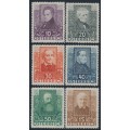 AUSTRIA - 1931 Austrian Writers set of 6, MH – Michel # 524-529