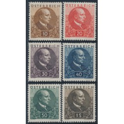 AUSTRIA - 1930 President Miklas set of 6, MH – Michel # 512-517