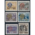 AUSTRIA - 1931 Rotary overprints set of 6, MH – Michel # 518-523