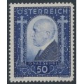 AUSTRIA - 1932 50g+50g ultramarine Ignaz Seipel, MNH – Michel # 544