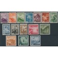 AUSTRIA - 1935 5g to 10S Airmail set of 15, MH – Michel # 598-612