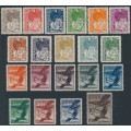 AUSTRIA - 1925 2g to 10S Airmail set of 20, MH – Michel # 468-487