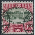 AUSTRIA - 1910 2Kr red/olive Emperor's Birthday, used – Michel # 175 AUSTRIA - 1910 2Kr red/olive Emperor's Birthday, used – Michel # 175