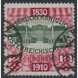 AUSTRIA - 1910 2Kr red/olive Emperor's Birthday, used – Michel # 175