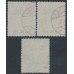 AUSTRIA - 1918 1.50K to 4Kr FLUGPOST o/p set of 3, used – Michel # 225-227