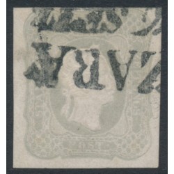 AUSTRIA - 1861 1.05Kr pale grey Newspaper Stamp, used – Michel # 23a