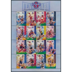 AUSTRALIA - 1996 AFL Centenary sheetlet, MNH – SG # 1590a