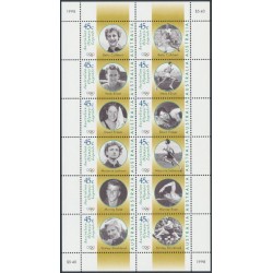 AUSTRALIA - 1998 Australian Legends sheetlet, MNH – SG # 1731a