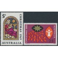 AUSTRALIA - 1969 Christmas set of 2, MNH – SG # 444-445 AUSTRALIA - 1969 Christmas set of 2, MNH – SG # 444-445