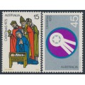 AUSTRALIA - 1975 15c & 45c Christmas set of 2, MNH – SG # 612-613 AUSTRALIA - 1975 15c & 45c Christmas set of 2, MNH – SG # 612-613