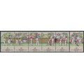 AUSTRALIA - 1977 18c strip of 5 & 45c Cricket, MNH – SG # 647a + 652 AUSTRALIA - 1977 18c strip of 5 & 45c Cricket, MNH – SG # 647a + 652