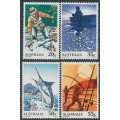 AUSTRALIA - 1979 20c to 55c Fishing set of 4, MNH – SG # 724-727 AUSTRALIA - 1979 20c to 55c Fishing set of 4, MNH – SG # 724-727