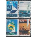 AUSTRALIA - 1981 24c to 60c Yachting set of 4, MNH – SG # 833-836 AUSTRALIA - 1981 24c to 60c Yachting set of 4, MNH – SG # 833-836