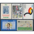 AUSTRALIA - 1978-1979 the five 20c commemoratives, MNH – SG # ex. 649-728 AUSTRALIA - 1978-1979 the five 20c commemoratives, MNH – SG # ex. 649-728