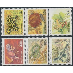 AUSTRALIA - 1983 3c to 75c Reptiles & Amphibians perf. 14¼:14, MNH – SG # ex. 782a-801a AUSTRALIA - 1983 3c to 75c Reptiles & Amphibians perf. 14¼:14, MNH – SG # ex. 782a-801a