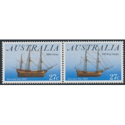 AUSTRALIA - 1983 27c Australia Day pair, MNH – SG # 879a
